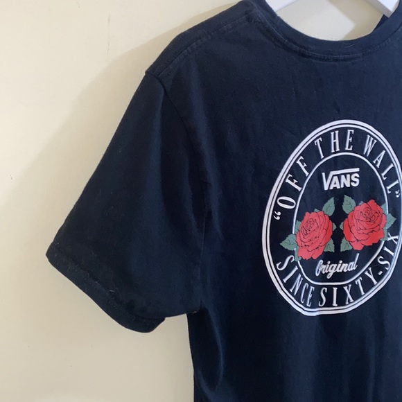 Vans Off the Wall Roses T Shirt Size M - Picture 3 of 12
